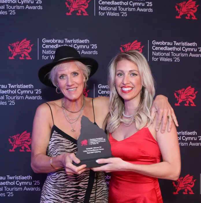 Image of Wonderful Escapes at Wern-y-Cwm Farm, winners of the Best Self Catering awards.