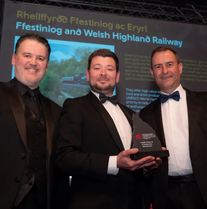 Ffestiniog and Welsh Highland Railway, winners of the Best Attraction award.
