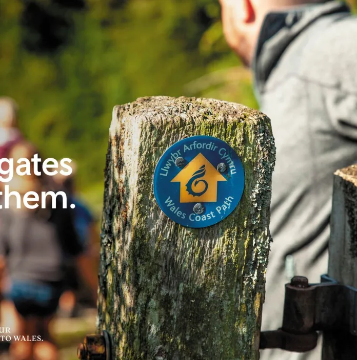 Image promoting by leaving gates as you find them and sticking to paths, you’re caring for our countryside.