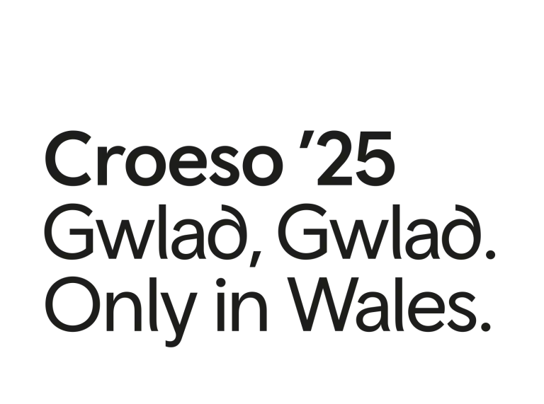 Logo for the Year of Croeso campaign.