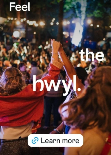 Image of social media post on outdoor enthusiast enjoying a festival in Wales