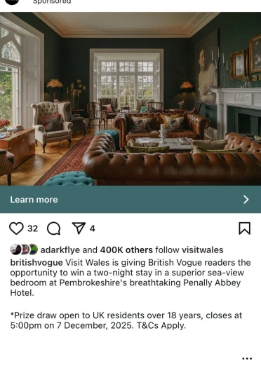 Vogue - Lead Geberation Instagram Advert
