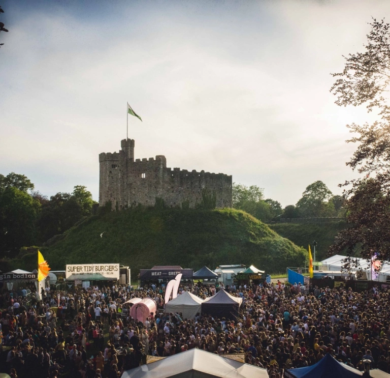 Tafwyl event in Cardiff Castle