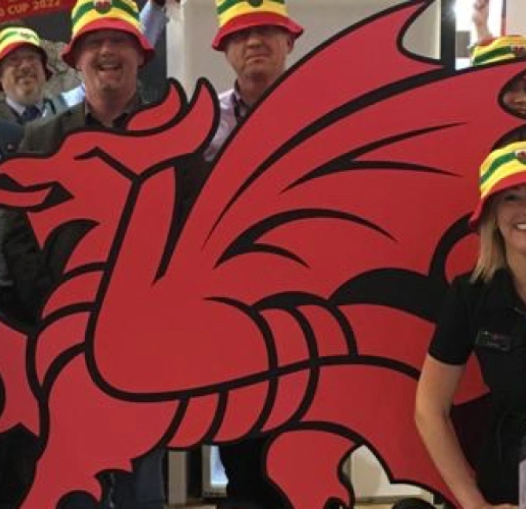 Image of Team Wales at an event