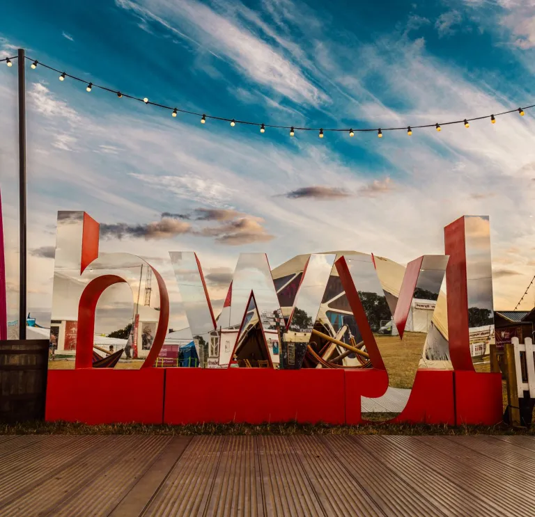 Hwyl letters at the Eisteddfod Genedlaethol Wrexham