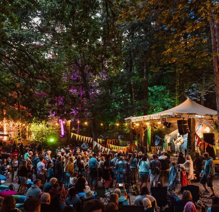 The band Supalung at the Between the Trees Festival, 2025