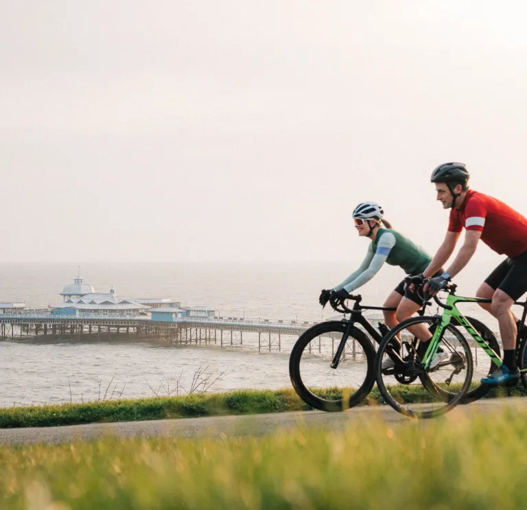 Road cycling on the Great Orme, Llandudno