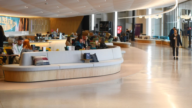 Foyer of Wales Millennium Centre, Cardiff Bay