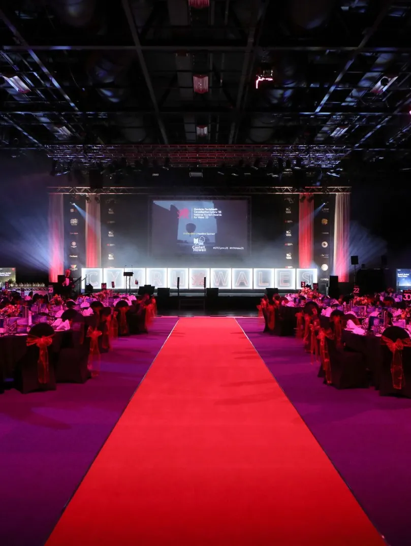 Image of National Tourism Awards for Wales 2025, Venue Cymru, Llandudno.