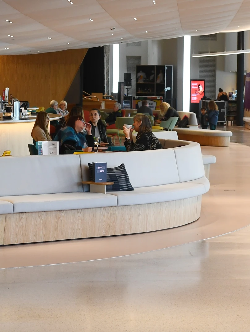 Foyer of Wales Millennium Centre, Cardiff Bay