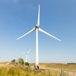 Image of wind turbine at Mynydd y Gwrhyd Wind Farm, Swansea