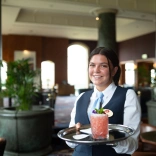 Waitress at Celtic Manor Resort